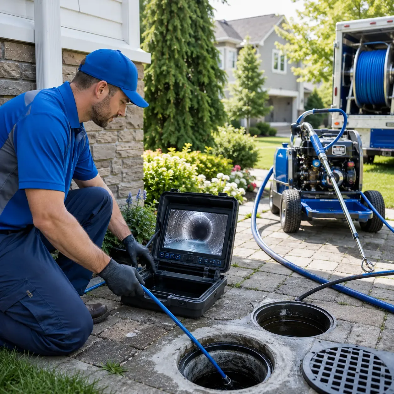 Outdoor drain cleaning professionals serving Painesdale, MI